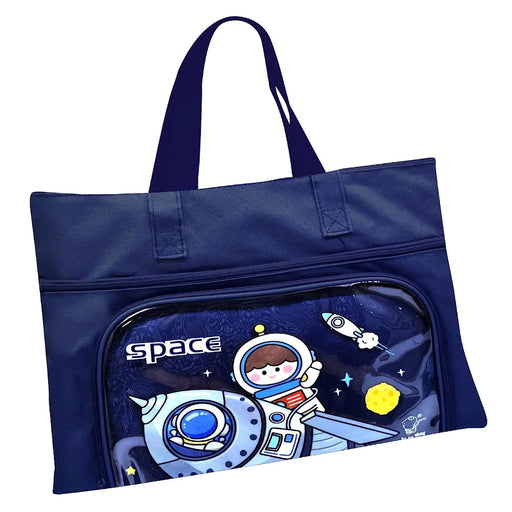 KBX-Space-theme-Hand-Bag-with-Handle-Strap-and-Zipper-Backpack-Bright-International-Toycra_512x512.jpg KBX Space Theme Hand Bag with Zipper and Handle Strap for Women - Image 1