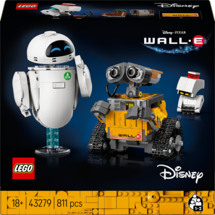 Lego 43279 Disney WALL-E And EVE Building Set (811 Pieces)