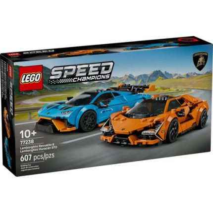 Lego 77238 Speed Champions Lamborghini Revuelto & Huracán STO (607 Pcs)