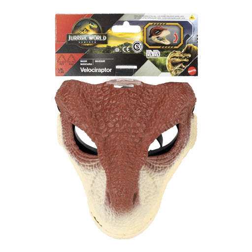 Mattel-Jurassic-World-Rebirth-Raptor-Dinosaur-Masks-Velociraptor-Action-Toy-Figures-Mattel-Toycra_512x512.jpg Mattel Jurassic World Rebirth Velociraptor Dinosaur Mask - Kids Role-Play Toy - Image 1