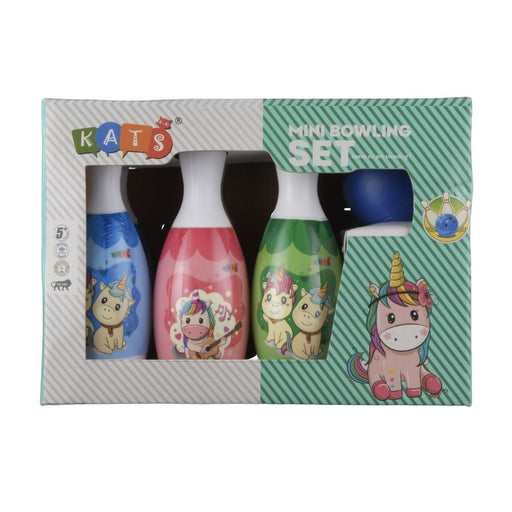 Simarr-Toys-Mini-Bowling-Set-Box-Outdoor-Toys-Simarr-Toys-Toycra_512x512.jpg Simarr Kats Mini Bowling Set Box for Kids Ages 3+ Years (Indoor/Outdoor) - Image 1