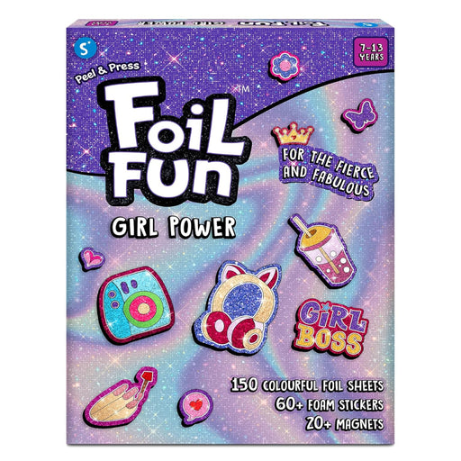 Skillmatics-Foil-Fun-Girl-Power-Arts-Crafts-Skillmatics-Toycra_512x512.jpg Skillmatics Foil Fun: Girl Power - No Mess Magnetic Art Kit for Ages 7-13 - Image 1