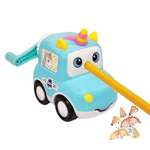Unicorn-Pencil-Sharpener-with-Wheels-Stationery-Bright-International-Toycra_512x512.jpg Toyshine Manual Unicorn Pencil Sharpener with Wheels for Kids and Artists - Image 1