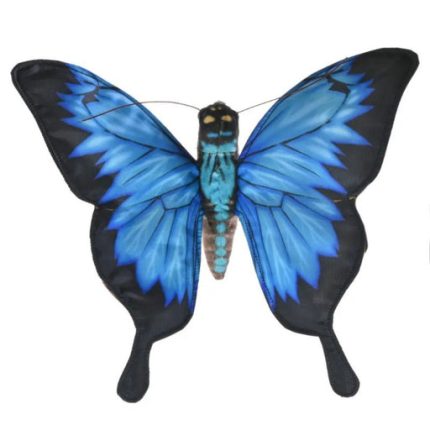Wild Republic Ulysses Butterfly Stuffed Animal - 7 Inch Plush Toy